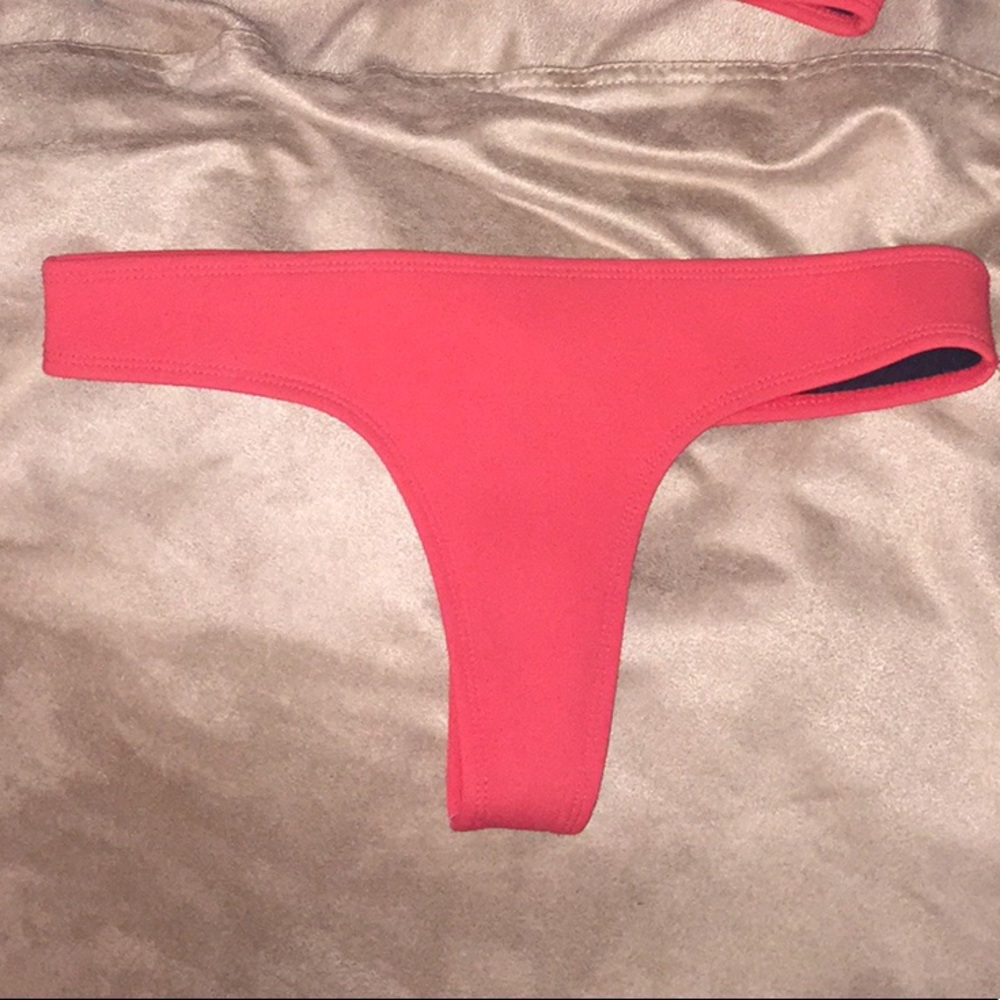 HOAKA red neoprene bikini bottoms XS